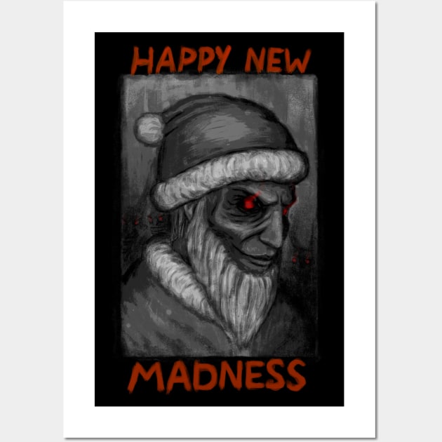 Happy New Madness Wall Art by Artem_Galus